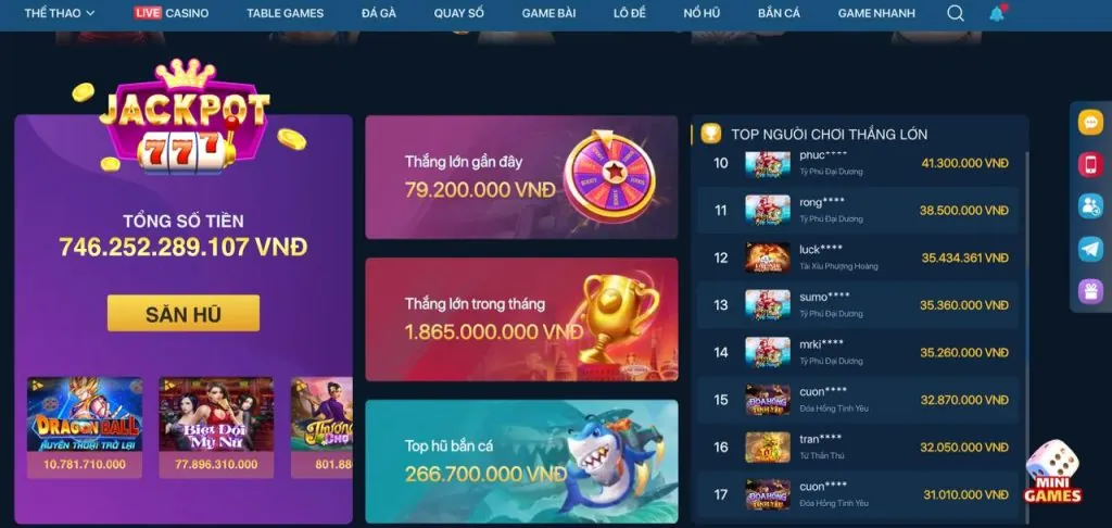 Thưởng nạp tiền hàng ngày tại win98 game